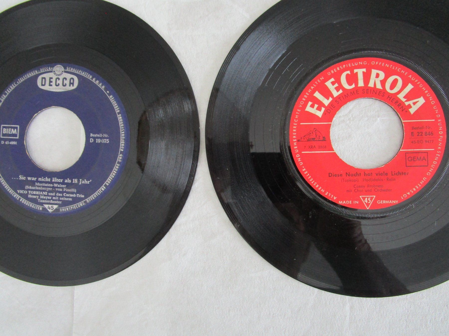 Vinyles: Single Schallplatten Sammlung 1 – D'occasion à Grenchen par Uhus15 2