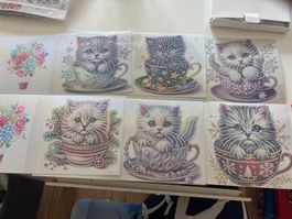 Diamond Paiting Karten Katze 🐈