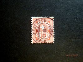 ZNr.61B, Wertziffer, Vollstempel, Ober-Diesbach 21. XII. 97