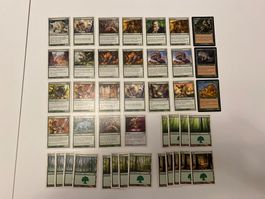 Magic The Gathering Kartensammlung Grün gebraucht