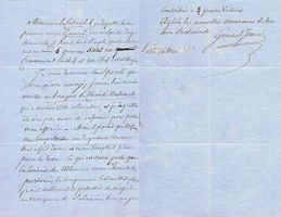 Schweiz Baron Antoine-Henri Jomini 1779-1869 Autograph Brief