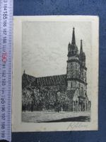 BASEL MÜNSTER ORIGINAL-RADIERUNG HANDABZUG AK-BS RALESE