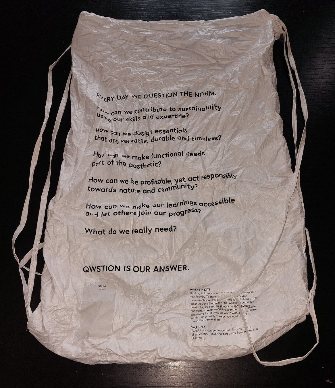 Qwstion Zaini: Qwestion Bag – Nuovo (secondo la descrizione) da Zürich venduto da Frank-52