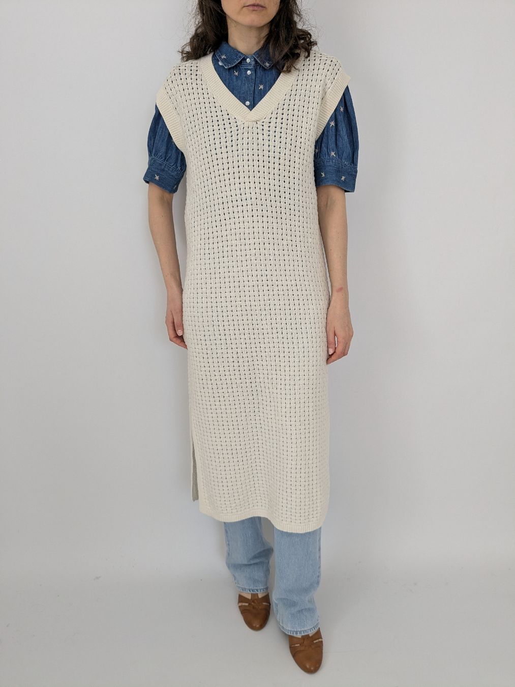 Gilets: Weste Kleid ICHI Strick Optik Gr. S – D'occasion à Rorschach par olg_5qq2