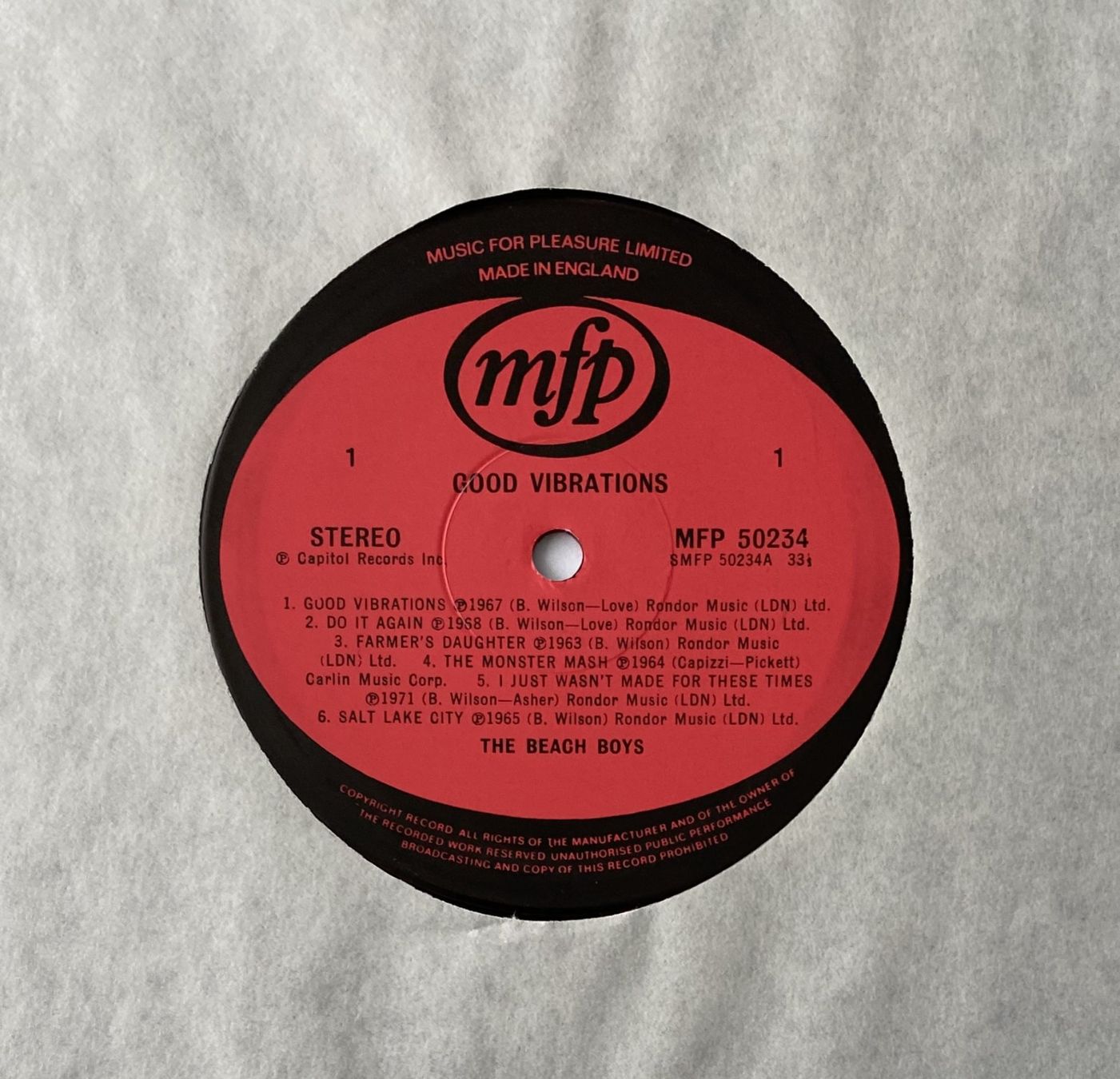 Vinyles: The Beach Boys, Good Vibrations – D'occasion à Flums par Empe1 2