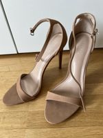 New nude heels - suede 