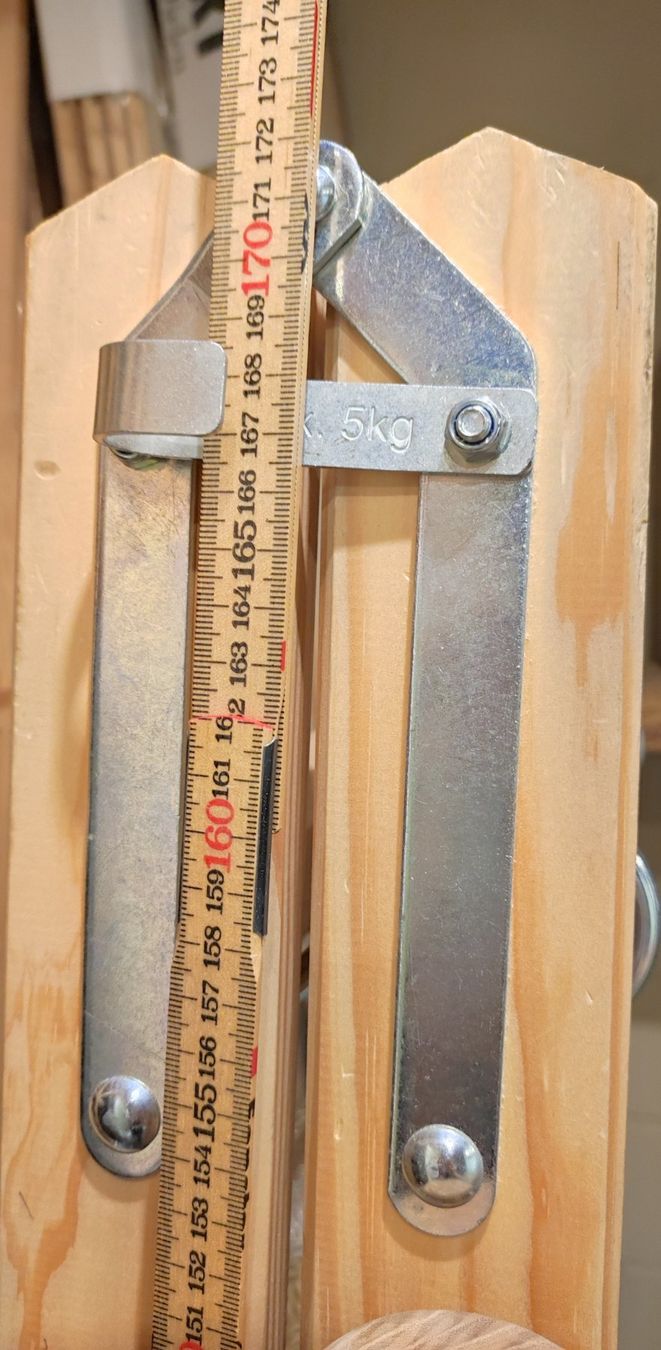 Leitern: Holzleiter/Trittleiter mit 2 Tritten, stabil, wie neu – Gebraucht aus Stäfa von modeflash 9