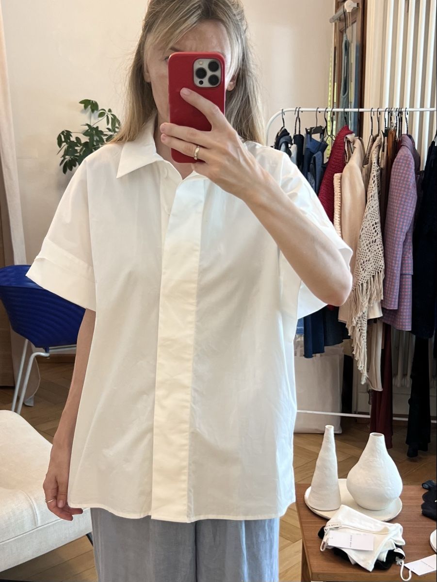 Camicette: White Summer Oversized Cotton Shirt – Nuovo (secondo la descrizione) da Goldau venduto da Kseniya123 1