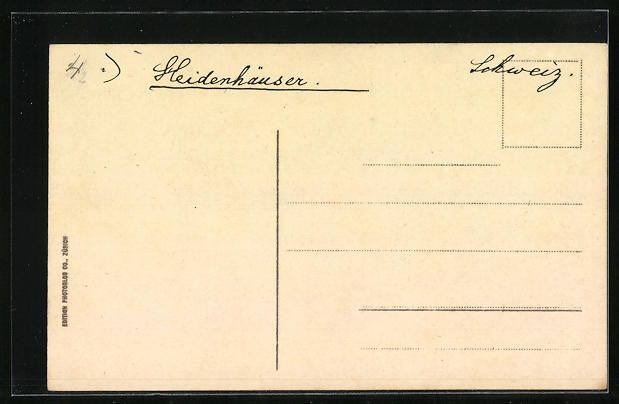 Cartoline postali: AK Interlaken, Kirche und Heidenhäuser – Usato da Berlin venduto da bartko-reher 1