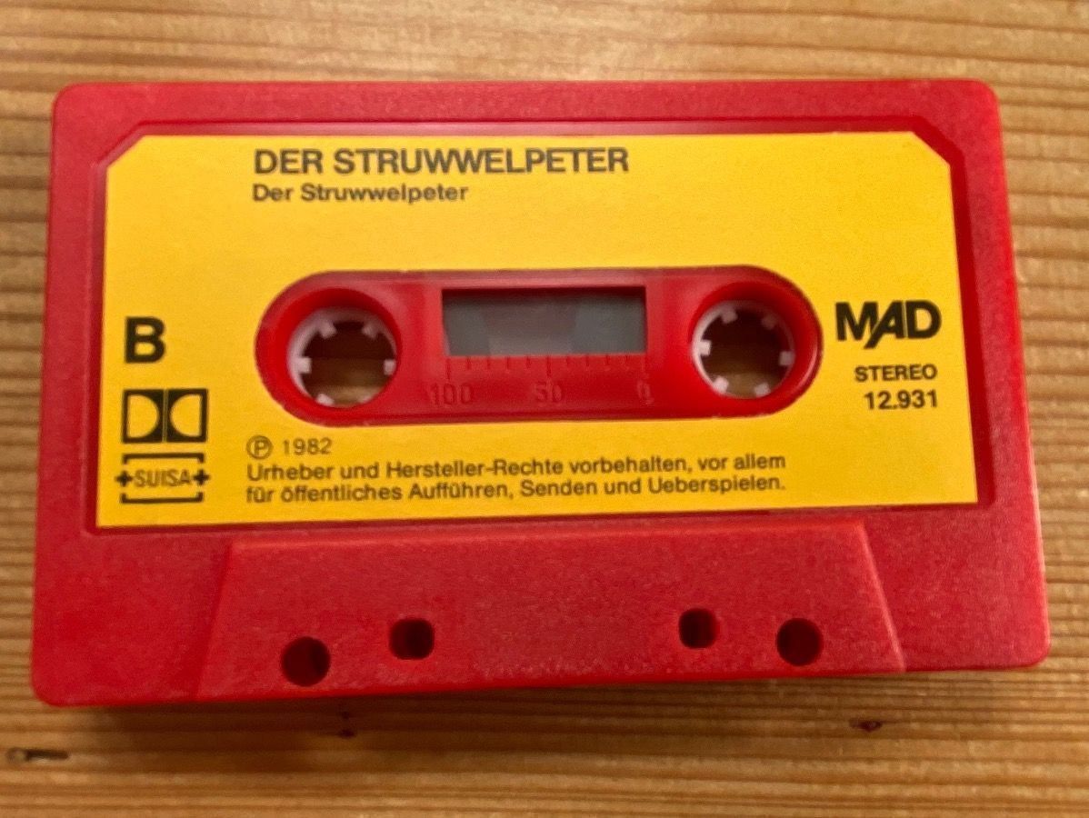 Musicassette: Kassette - Der Struwwelpeter – Usato da St.Gallen venduto da kingsamas 5