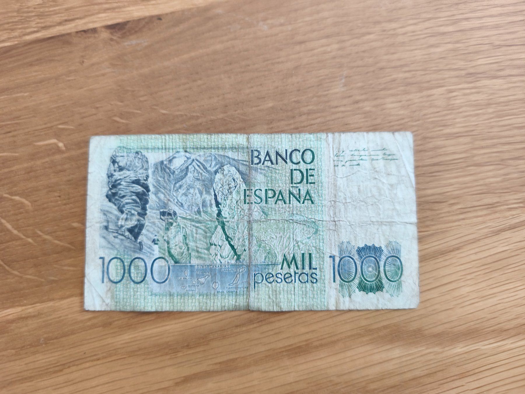 Banknoten: 1000 Pesetas 1978 Spanien Banknote – Gebraucht aus Rubigen von HEIDA_82 1