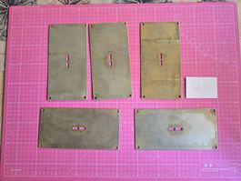 Modellbau Baustellenzubehör Stahlplatten Set 3