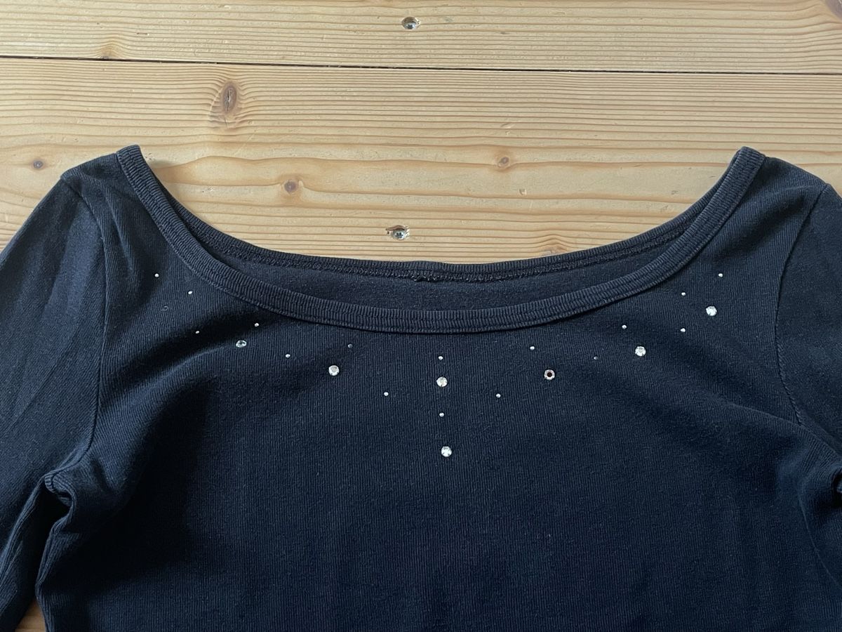 Tops: Oberteil 3/4 Ärmel mit Glitzersteinchen – Gebraucht aus Winterthur von lynn.n7 2