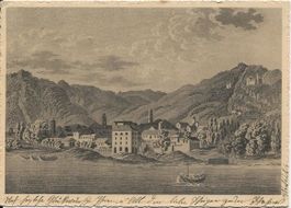 Locarno TI nach Kupferstich 1770 1931 sehr gut erhalten