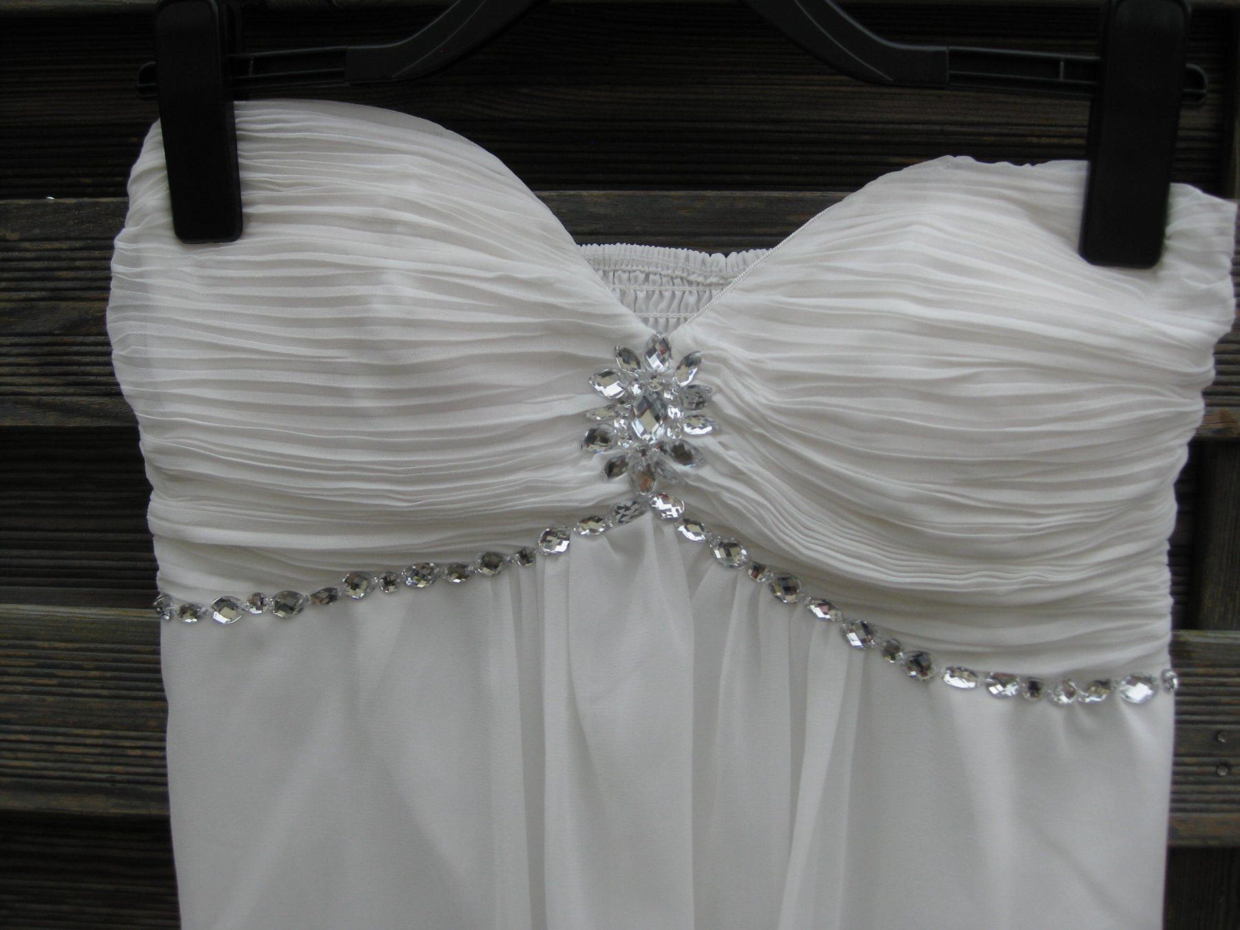 Vestiti: Princess Glitzerkleid weiss Gr.M/L/40/42 – Usato da Steinmaur venduto da Daka36 4