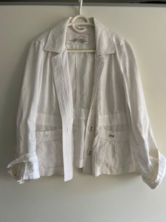 Damen Blazer Pia Jaconi weiss Grösse M gebraucht
