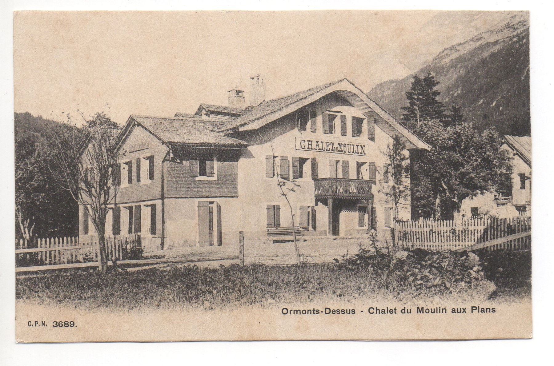 Cartoline postali: ORMONTS-DESSUS Chalet du Moulin aux Plans – Nuovo (secondo la descrizione) da Jona venduto da philajona