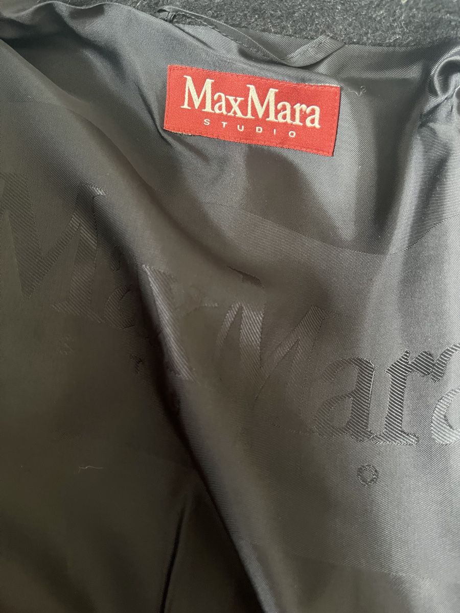 Max Mara Cappotti: Max Mara Studio Black Wool Coat - Excellent! – Usato da Mies venduto da nic_yk5d 5