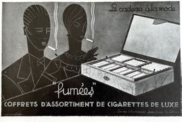 Fumées Cigarettes - Alte Werbung / Ancienne publicité 1928