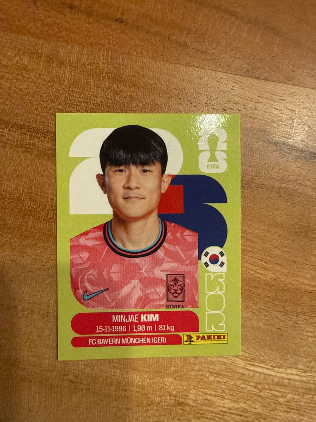Panini Carte collezionabili: WM 2026 Panini Sticker Minjae Kim KOR 4 – Usato da Winterthur venduto da ylaura