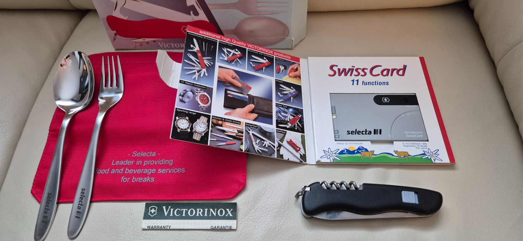 Victorinox Coltelli tascabile: Victorinox Sackmesser Pic-Nic Set und Werbegeschenk Selecta – Nuovo e nell'imballaggio originale da Jona venduto da petzi2 3