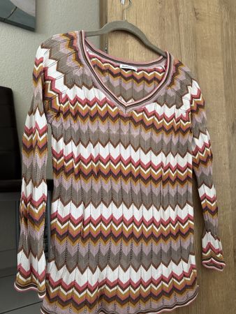 Pull en maille MARELLA motif zigzag, taille M
