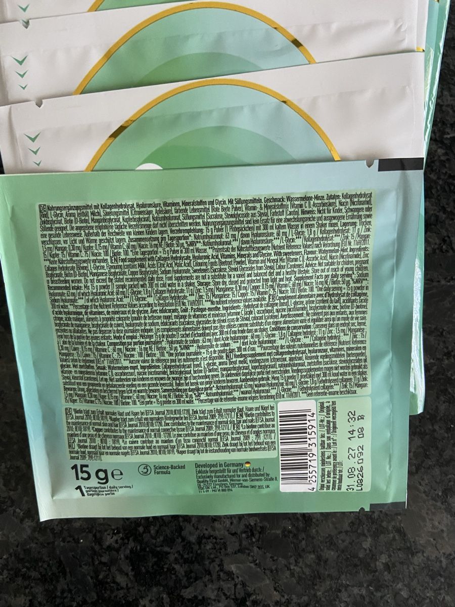 More Nutrition Aliments & Spécialités: More Collagen+ Pulver Watermelon Mint 6 Beutel – Neuf avec emballage d'origine à Dielsdorf par lor_j5qt 3