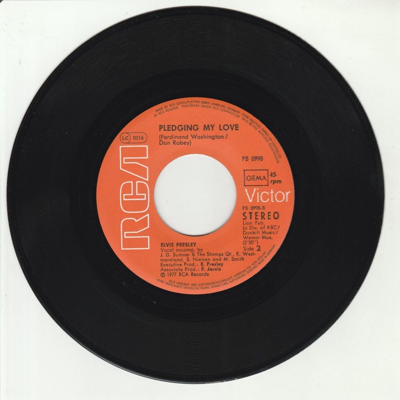 Schallplatten: Elvis Presley - Way down 7" Vinyl – Gebraucht aus Tübach von JamesStone 3