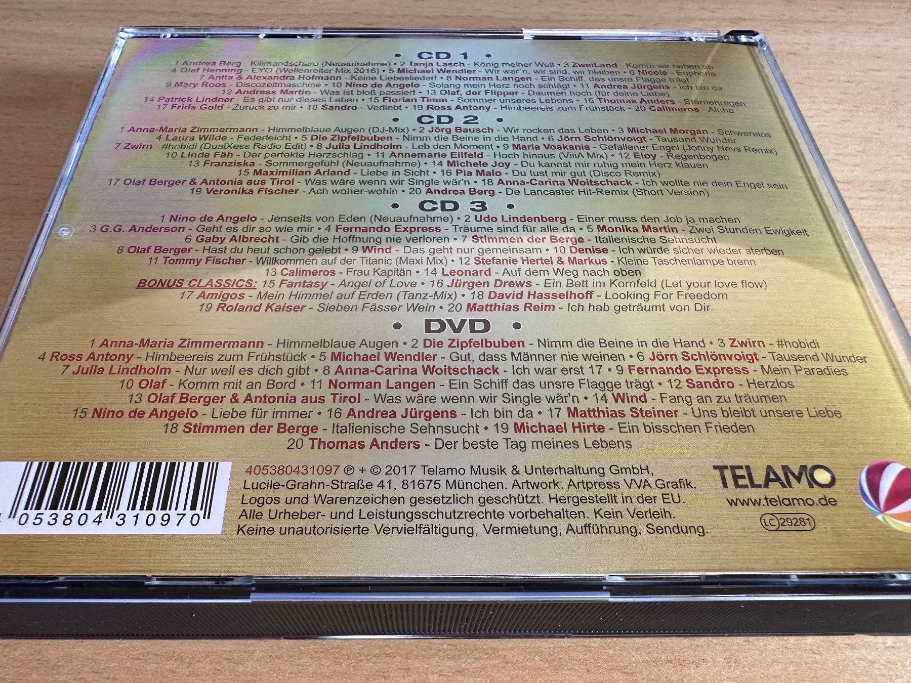 CDs: Schlager Hits 2017 - 3 CD & DVD – D'occasion à Rikon im Tösstal par Alpenmutz 3