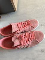 Adidas Sneaker Gr. 42 2/3 rosa Wildleder Frühling