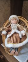 Puppe mit Puppennstuhl, Vintage, Top Zustand