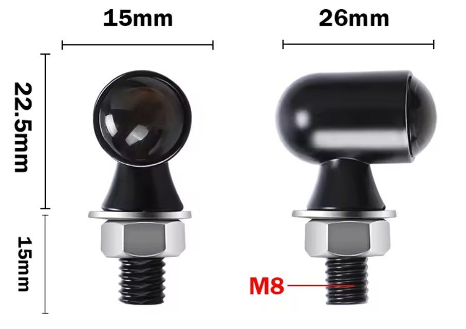 Tutti i ricambio per moto: LED Mini Blinker E geprüft – Usato da Ettiswil venduto da Metz2 1