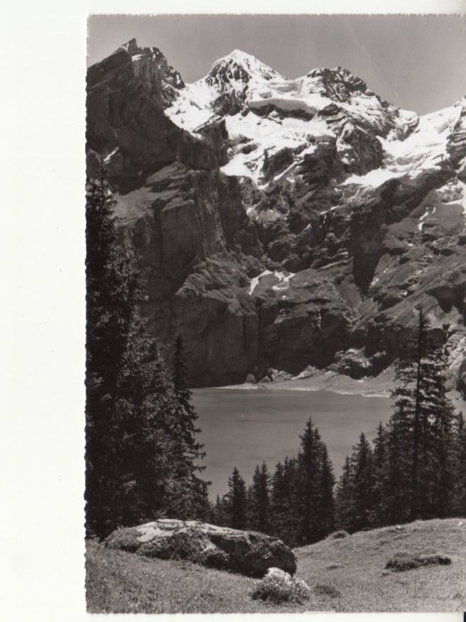 Cartoline postali: Oeschinensee ca. 1950 – Usato da Bürglen TG venduto da StampGraf