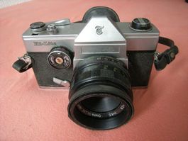 Spiegelreflexkamera Cosina Hi-Lite mit 5 Objektiven