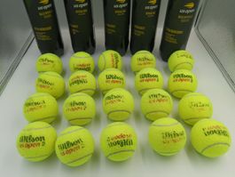 20 gebrauchte Tennisbälle - für Training oder Hunde