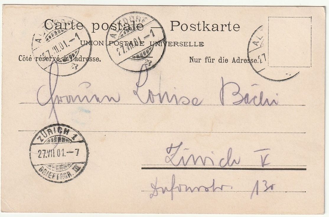 Cartoline postali: Litho Tellskapelle 1901 – Usato da Fislisbach venduto da Zigzag12 1