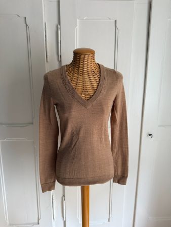 GAP - Langarmshirt hellbraun aus weicher Wolle S