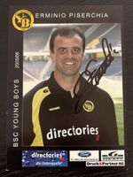 Signierte Karte Erminio Piserchia YB