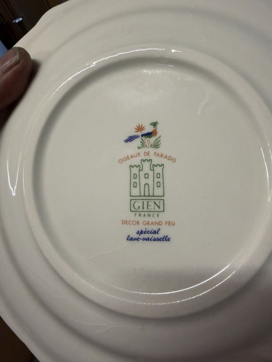 Assiettes: Schönes Tellerset Oiseaux de Paradis – D'occasion à Plasselb par MatthD 1