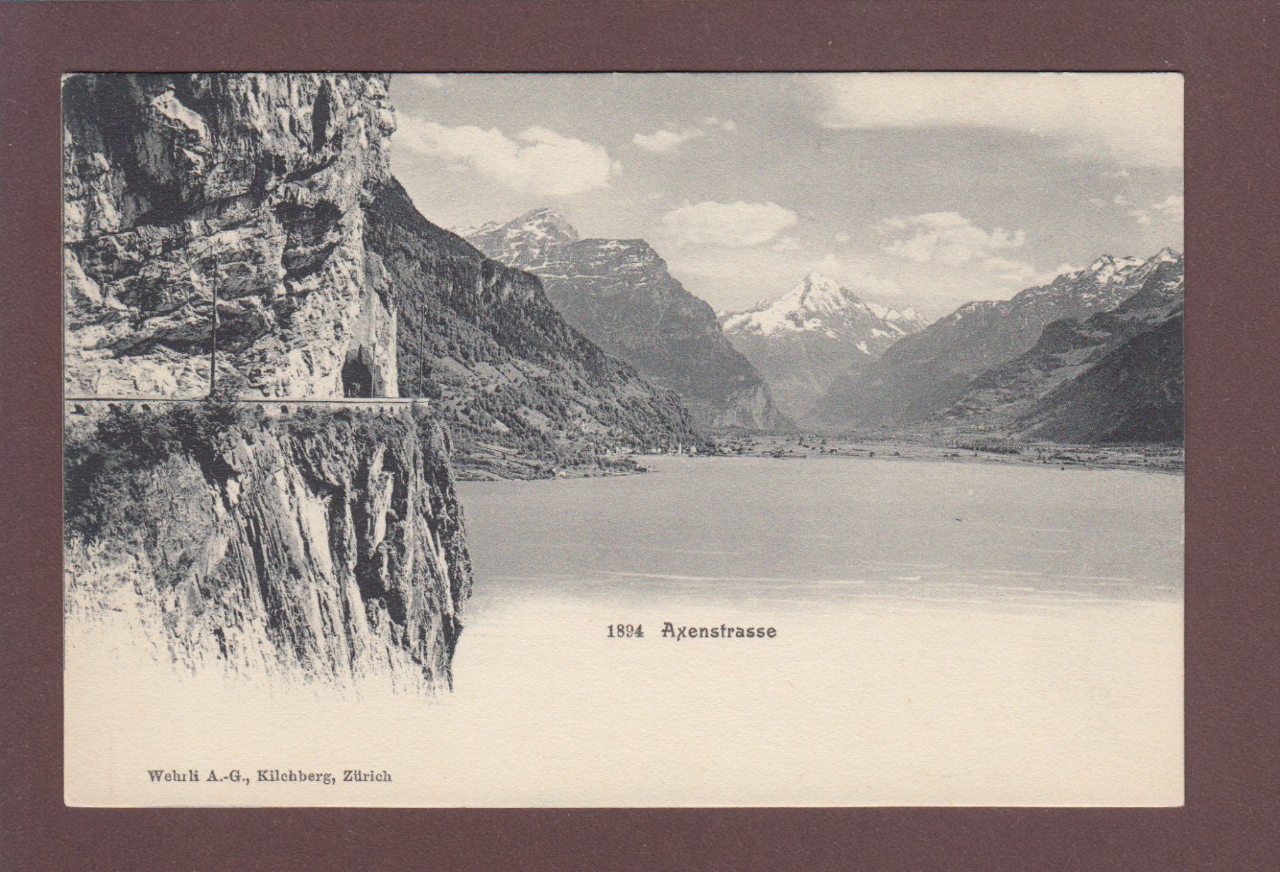 Cartoline postali: AXENSTRASSE – Usato da Pully venduto da nicecards