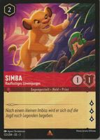 TCG Disney LORCANA DIE TINTENLANDE De 123 Simba - Rauflustig