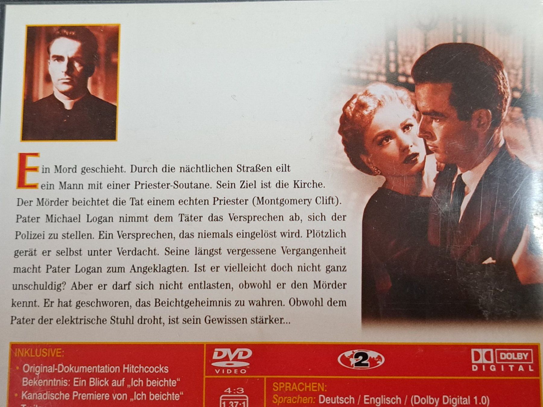 Tutti i DVDs: DVD Alfred Hitchcocks ''Ich Beichte'' mit Montgomery Clift – Usato da Unterseen venduto da Kanica 2