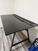 Schreibtisch / Gaming-Tisch 160 × 80 cm – Schwarz