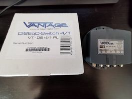 DiSEqC-Schalter für 4 Satelliten auf 1 Receiver