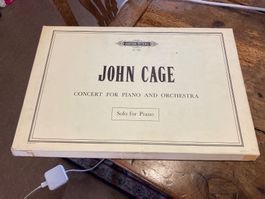 1960 John CAGE Solo for Piano For Elaine de Kooning