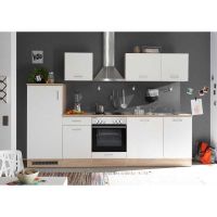 191 Küchenzeile Küchenblock 280cm E/NA/W - Küche Einbauküche