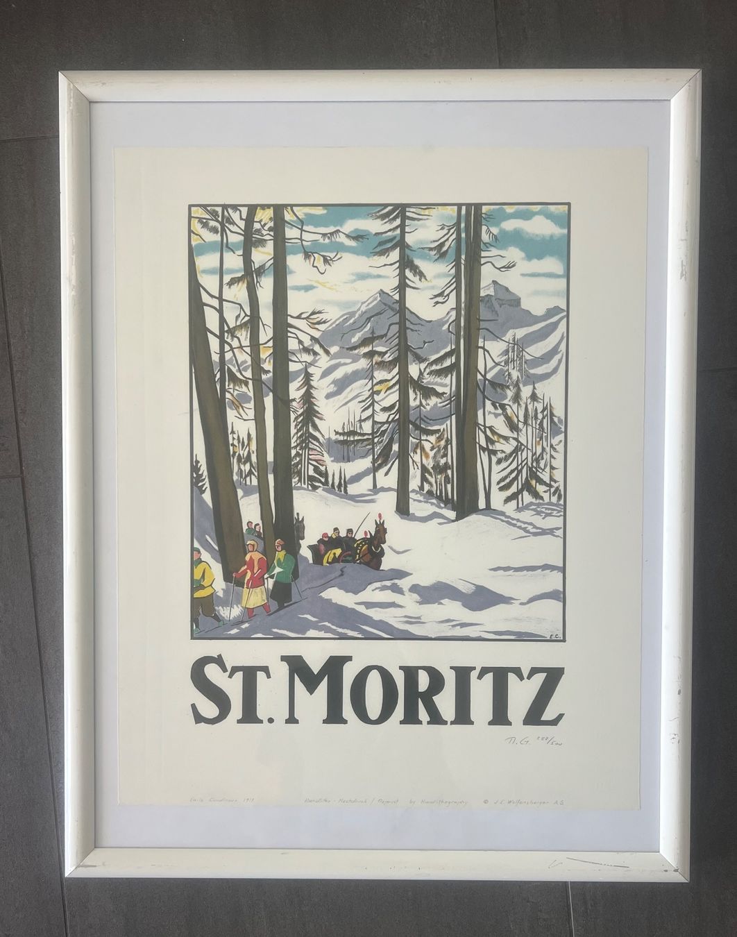 Grafica & Litografie: Emil Cardinaux, Handlithografie, nummeriert – Usato da Rain venduto da Pic-Ass 2