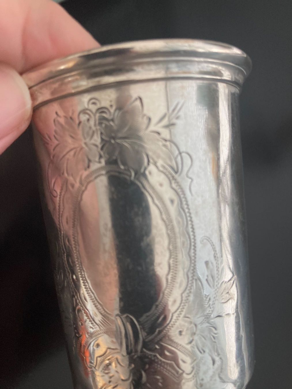 Tutte le decorazioni: TAUFBECHER ANTIK SILBER PUNZIERT, WUNDERSCHÖN! – Nuovo (secondo la descrizione) da Zürich venduto da kostbares 1
