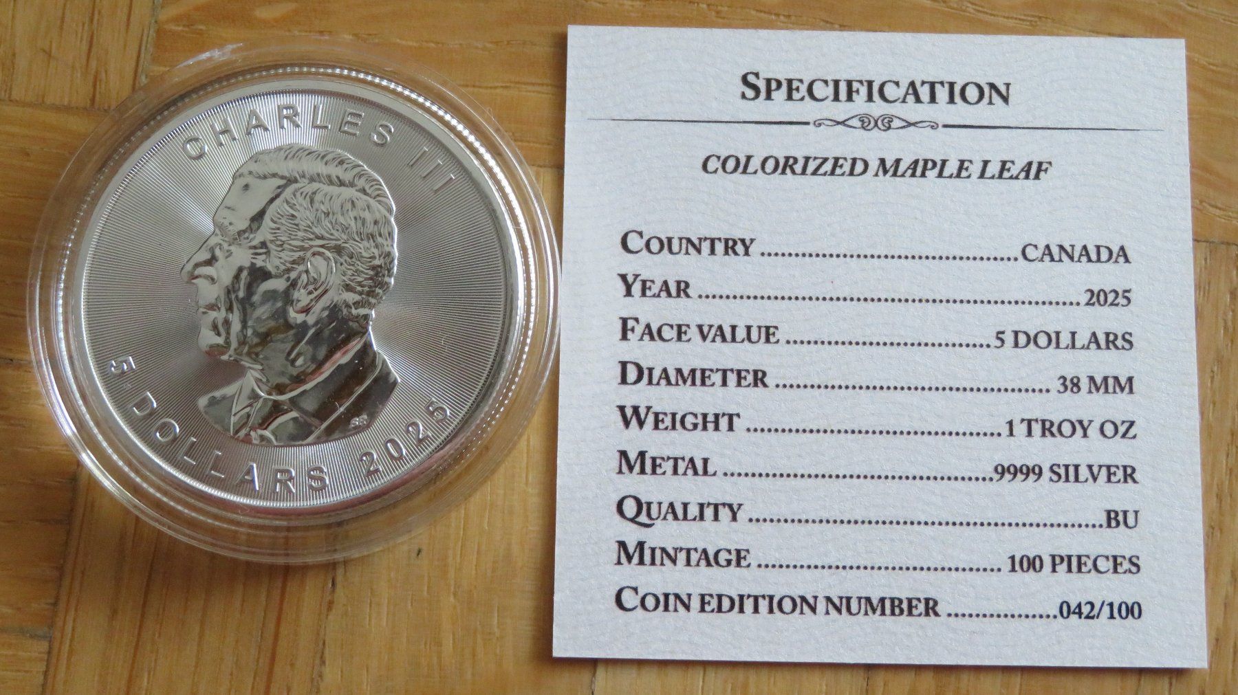 Tutti le monete: Maple Leaf 2025  Farbiger Round Egypt Horus 1 Unze SILBER – Nuovo (secondo la descrizione) da Wetzikon ZH venduto da Nicki6 2