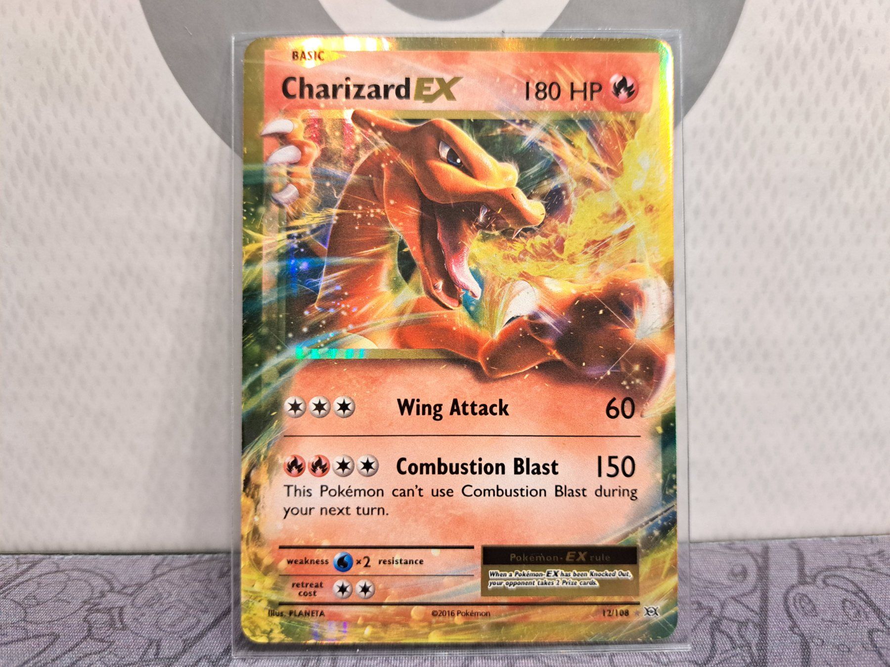 Pokémon Sammelbilder & Trading cards: CHARIZARD EX XY EVOLUTIONS POKEMON KARTE 12/108 – Gebraucht aus Uerzlikon von